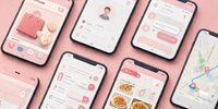 Flutterアプリ開発の実績をイメージした画像